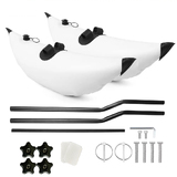 2 Pcs Kayak Outrigger Stabilizers PVC Inflatable Sidekick Floats with Arms