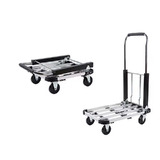 Foldable Carbon Steel Platform Trolley Truck Cart 150KG Capacity Dolly