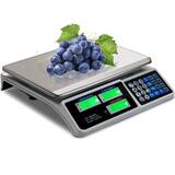 Dual LCD Screen Digital Pricing Scale Kitchen Shop 40KG Weighing Platform Scales