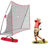 3M 10Ft Golf Practice Net Hitting Training Aid Driving Chipping Cage + Carry Bag