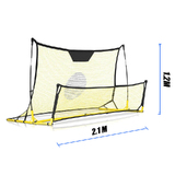 2.1m Portable Kids Soccer Goal Net Quick Set-up for Backyard Training