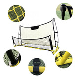 1.8m-2.1m Soccer Rebounder Net Portable Volley Training Outdoor Football Pass Goal