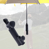 Golf Trolley Umbrella Holder Stand Clamp for Push Cart Stroller Trolley Bike