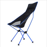 Aluminum Alloy Folding Camping Camp Chair Outdoor Hiking Chair Blue