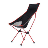 Aluminum Alloy Folding Camping Camp Chair Outdoor Hiking Chair Red