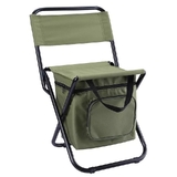 Outdoor Folding Chair Ice Cooler Picnic Bags Hiking Camping Fishing Stool Green