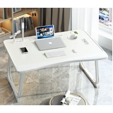 Laptop Desk Stand Tray With Handle USB Ports Light and Fan Table Bed  Foldable