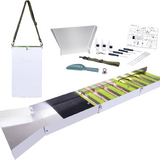 1.3M 50" Sluice Box Gold Prospecting Fossicking Gems Panning Kit w 17pcs Tools