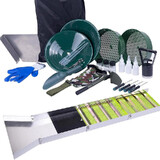 1.3M 50" Sluice Box Gold Prospecting Fossicking Gems Panning Kit w 20pcs ACC Tools