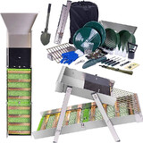 1.3M 50" Sluice Box With Highbanker Gold Prospecting Gems Panning Kit