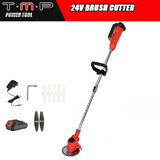 24V Lithium Cordless Whipper Snipper Trimmer Lawn Grass Brush Cutter + Battery