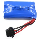Huina 1572 1553 1552 1535 1577 Li-ion 7.4V 14500-500mAh Battery SM-3P Plug 