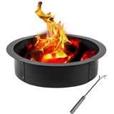 Outdoor Garden Fire Pit  BBQ Firepit Metal Round Stove Patio Heater