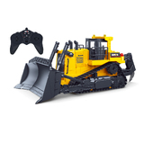 Huina 1554 1:16 2.4Ghz RC Bulldozer RC Construction Toy with LED Lights and Sound