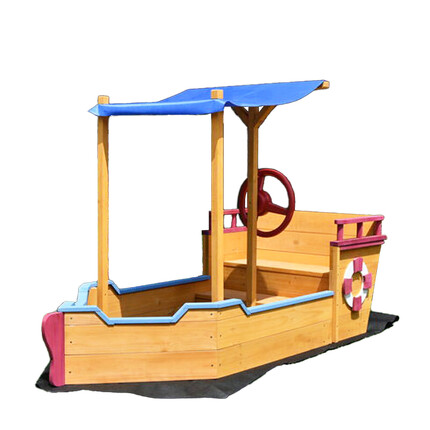 Kids top boat sandpit